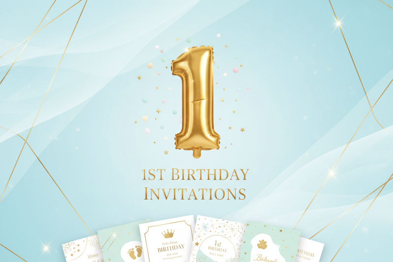 1st Birthday Invitations