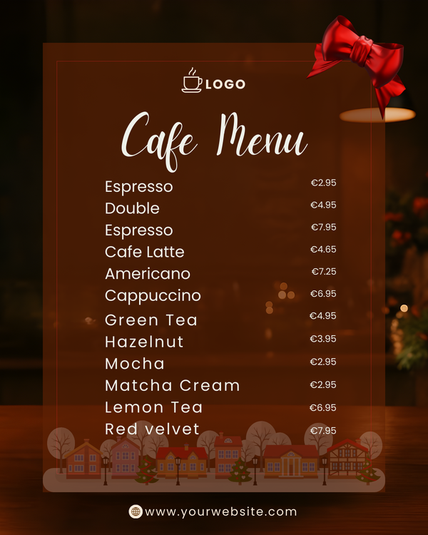 Café Menu Design