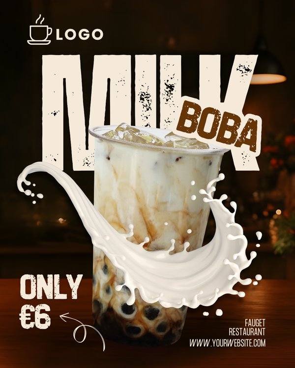 Milk Boba Social Media Template