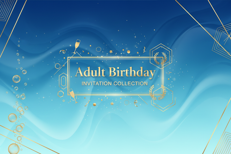 Adult Birthday Invitations