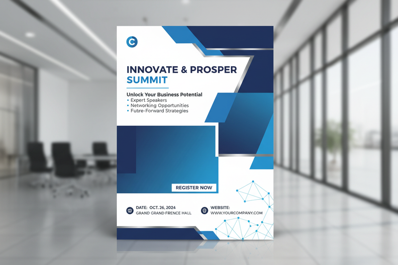  Custom flyers and posters designed for businesses and events. Print-ready and social media-ready formats with professional style.