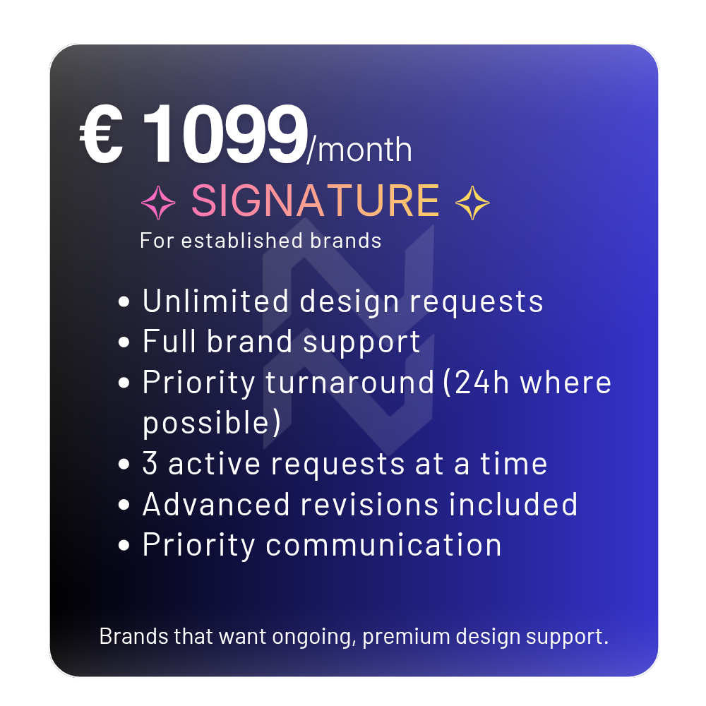 Signature Brand Design Subscription