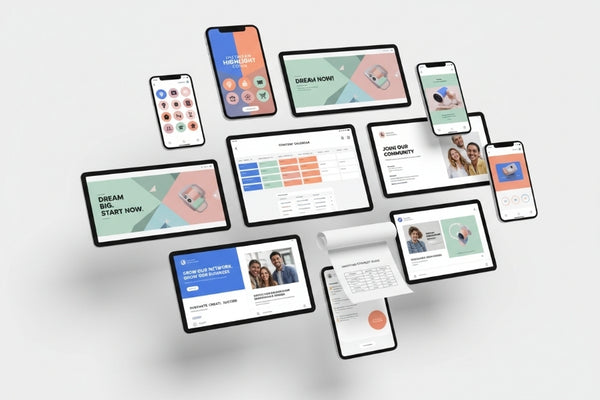 Social-ready brand assests